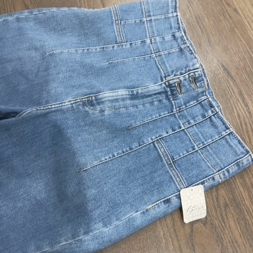We The Free Jayde Blue Flare Jeans - Picture 3 of 5